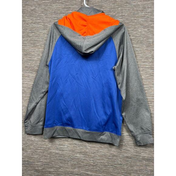 Florida Gators Sweatshirt Mens Small Blue NCAA Football Champion Hooded 1/4 Zip - Picture 2 of 7